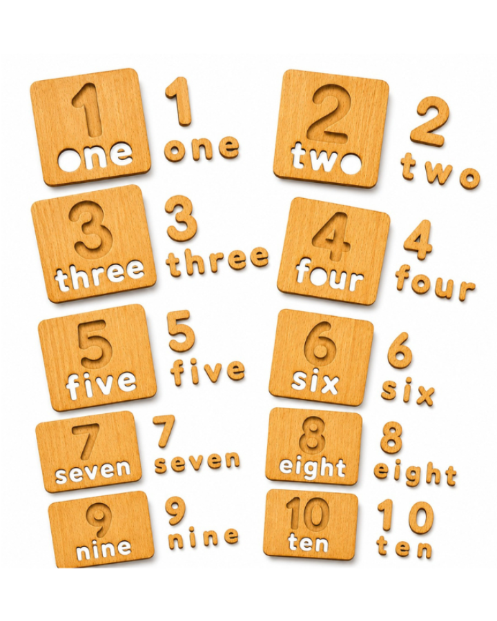 ✅ Complete Math Alphabet Tracing Set 1 to 10